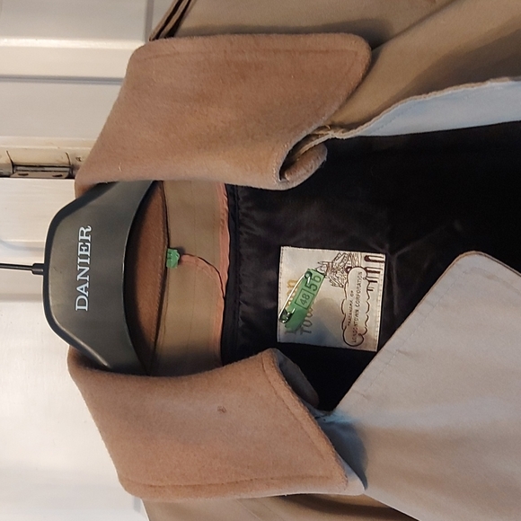 Trench coat Tan,London Fog, size L - Picture 5 of 10